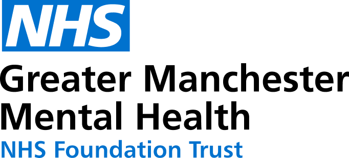 Greater Manchester Mental Health NHS Foundation Trust logo blue nhs 200%